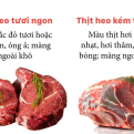 Cách nhận biết thịt lợn sạch: Mẹo hay giúp bạn mua thịt an toàn